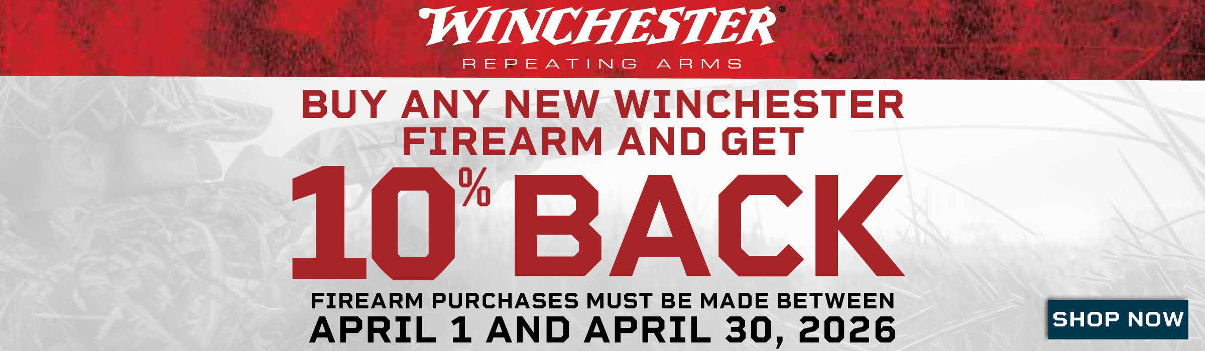 Winchester Firearms 2026 Spring Rebate